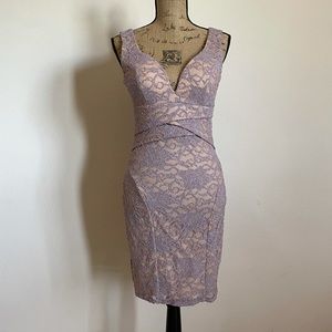 {emerald sundae} deep v-neck lace dress